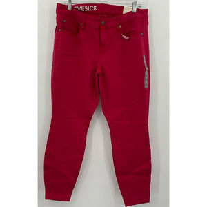 Lovesick Womens Pants Size 14 Color Red